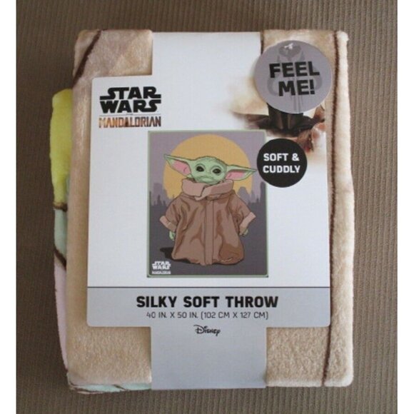 New The Mandalorian Grogu Throw Gift Blanket The Child Movie Star Wars Baby Yoda - Picture 2 of 2